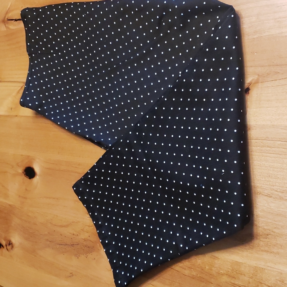 FDJ Black & White Polka Dot Capris